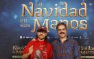 Santiago Segura y Ernesto Sevilla durante la presentación de la película 'La navidad en sus manos'.