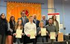 Finalistas y jurado del VI Premio del Colegio de Economistas
