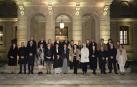 La presidenta Chivite, con la ministra de Igualdad, Ana Redondo, y sus homólogos de los estados miembros de la Unión Europea y otros países europeos invitados, en el Palacio de Navarra