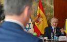 Pedro Sánchez, durante su encuentro con Benjamin Netanyahu