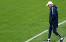 Carlos Ancelotti en Valdebebas