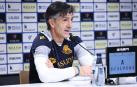 Imanol Alguacil, este viernes en la rueda de prensa previa al partido ante Osasuna en El Sadar