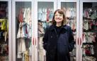 La directora del Museo del Traje, Helena López de Hierro, durante la inauguración de la exposición sobre la muñeca Nancy
