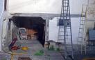Vivienda donde se produjo el incendio en Heras
