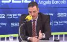 Pedro Sánchez, durante su intervención en la Cadena Ser