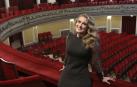 La soprano Sofía Esparza Jáuregui, en el Teatro Gayarre