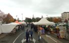 Vista del mercadillo de Burlada