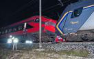 La colisión se produjo entre un Frecciarossa, un tren a alta velocidad, y un convoy regional