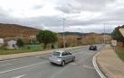 Imagen de la avenida Ugarrandía, a la altura del campo de fútbol, donde se ha producido el accidente