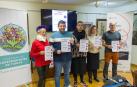 De izda. a dcha.: Esperanza Rubio Salvatierra, Daniel Crespo Apastegui, Edurne Arriazu Gil, Esther Jiménez Martín y José Carlos Eliceche Atienza