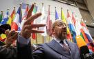 El presidente del Consejo Europeo, Charles Michel, este jueves en la cumbre de la UE