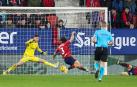 Paradón con el pie de Sergio Herrera en el Osasuna-Rayo
