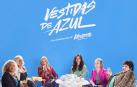 Cartel de Vestidas de azul