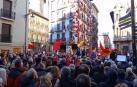 Protesta contra el pacto PSN-EH Bildu