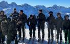 La princesa de Asturias participa en los ejercicios de montaña con sus compañeros de la Academia General Militar de Zaragoza en el Pirineo aragonés