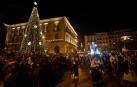 Visita del Olentzero a Pamplona este domingo, 24 de diciembre./