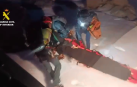 Rescate del joven pamplonés en Peña Forca