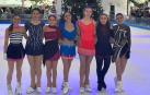 Siete patinadoras realizarán una exhibición de patinaje en la pista de hielo de la plaza del Castillo de Pamplona