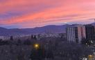 Amanecer en Pamplona. /