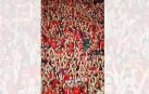 Aficionados de Osasuna en las gradas de La Cartuja de Sevilla en la final de Copa./