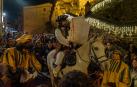 Fotos de la llegada del pregonero de los Reyes Magos a Estella.