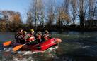 Fotos del Grupo de Rescate Acuático (GRA) de los Bomberos de Navarra. /