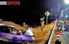 Efectivos de bomberos de la Diputación de Huesca, en el lugar del siniestro