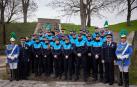 NUEVOS AGENTES. 5 de ellos mujeres y 9 hombres se incorporaron en diciembre a la plantilla tras superar una oposición y el curso de la Escuela de Seguridad y Emergencias de Navarra (ESEN). El plantel suma 417 miembros.