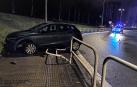 Un conductor se sale de la vía en Pamplona y triplica la tasa de alcohol