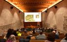 Vista general de la reunión celebrada con las 69 localidades de la Zona Media de Navarra