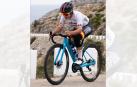 Paula Ostiz, en la concentración del Movistar Team./