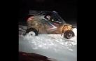 Rescatados en el Valle de Arce tras quedar atrapados en la nieve con sus vehículos buggy