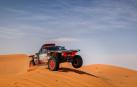 Carlos Sainz durante la octava etapa del Dakar