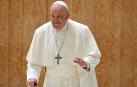 El papa Francisco durante su catequesis en la audiencia general