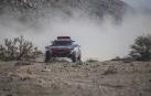 Carlos Sainz, en el transcurso de la décima etapa del rally Dakar