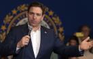 Ron DeSantis, en un acto de campaña