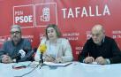 José Luis Ibáñez, Esther Iso, Ignacio Rey, PSOE de Tafalla