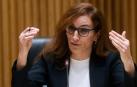La ministra de Santidad, Mónica García comparece este viernes ante la comisión correspondiente del Congreso