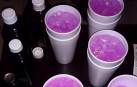 Vasos con la bebida 'purple drank', cuyos efectos son similares a la heroína