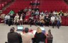 Un momento de la asamblea de la Mancomunidad