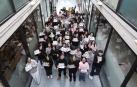 Parte de los estudiantes que se incorporan en el segundo semestre en la UPNA
