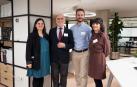 Por la izquierda: Lorena Lobete  Villegas (área comercial), José Lobete Cardeñoso (fundador y mentor), Jesús González Oteiza (dirección económica financiera) y Mar Lobete Villegas (gestión interna y de personas).