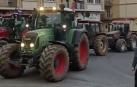 Vídeo de los tractores por la rotonda de acceso a Estella desde el polígono de Merkatondoa