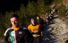 Un grupo de participantes, en una de las cuestas de la pasada edición
