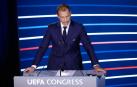 El presidente de la UEFA, el esloveno Aleksander Ceferin