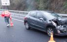 Accidente atendido el fin de semana en la N-121A por Policía Foral