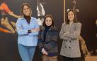 De izquierda a derecha, María Pueyo, Navidad Canga y María Lavilla, investigadoras del Aula Saludable de la Facultad de Enfermería de la Universidad de Navarra