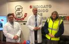 Juan Ramón Sanchiz, Alberto Pérez y Rosa Alas