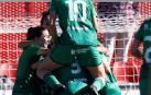 Las rojillas celebran uno de los tantos