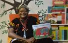El narrador Boniface Ofogo presenta hoy en la librería Chundarata su último álbum infantil ilustrado, ‘El elefante que perdió su ojo’